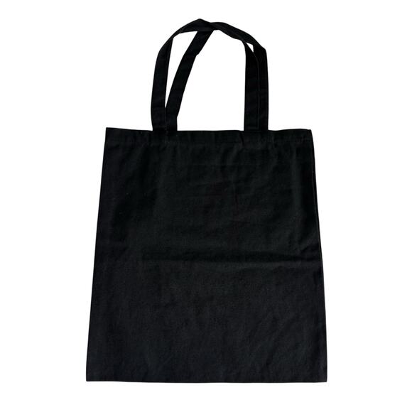 Via Penny Lane Reworked Apparel Michael Jackson BAD ‘88 Black Canvas Tote Bag OS - Picture 5 of 5